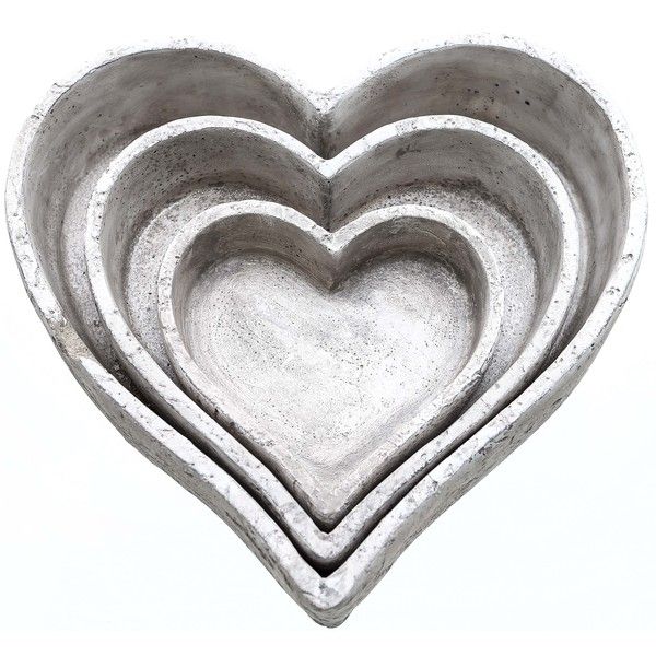 Harrow Set Of 3 Heart Dishes