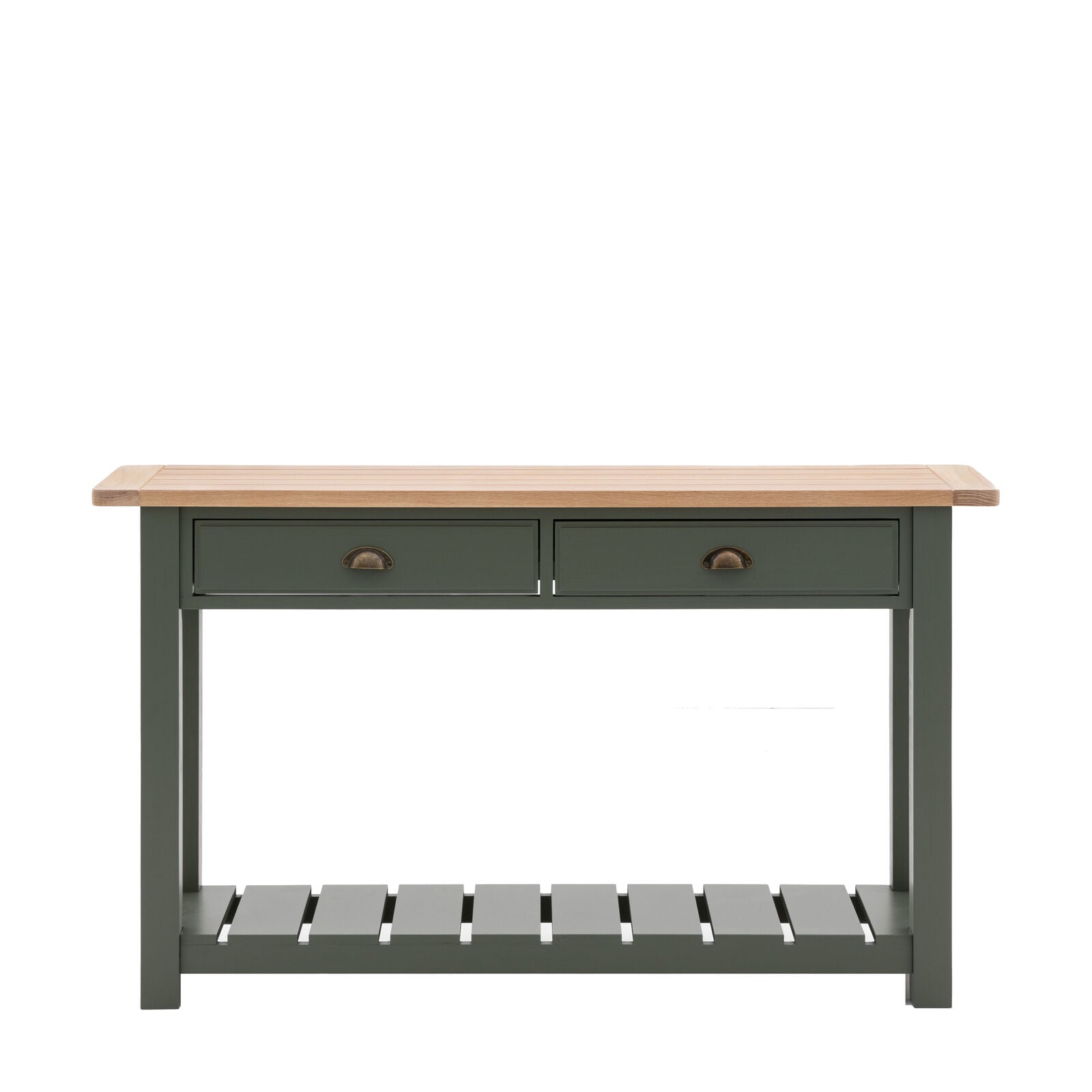 Mia 2 Drawer Console Moss