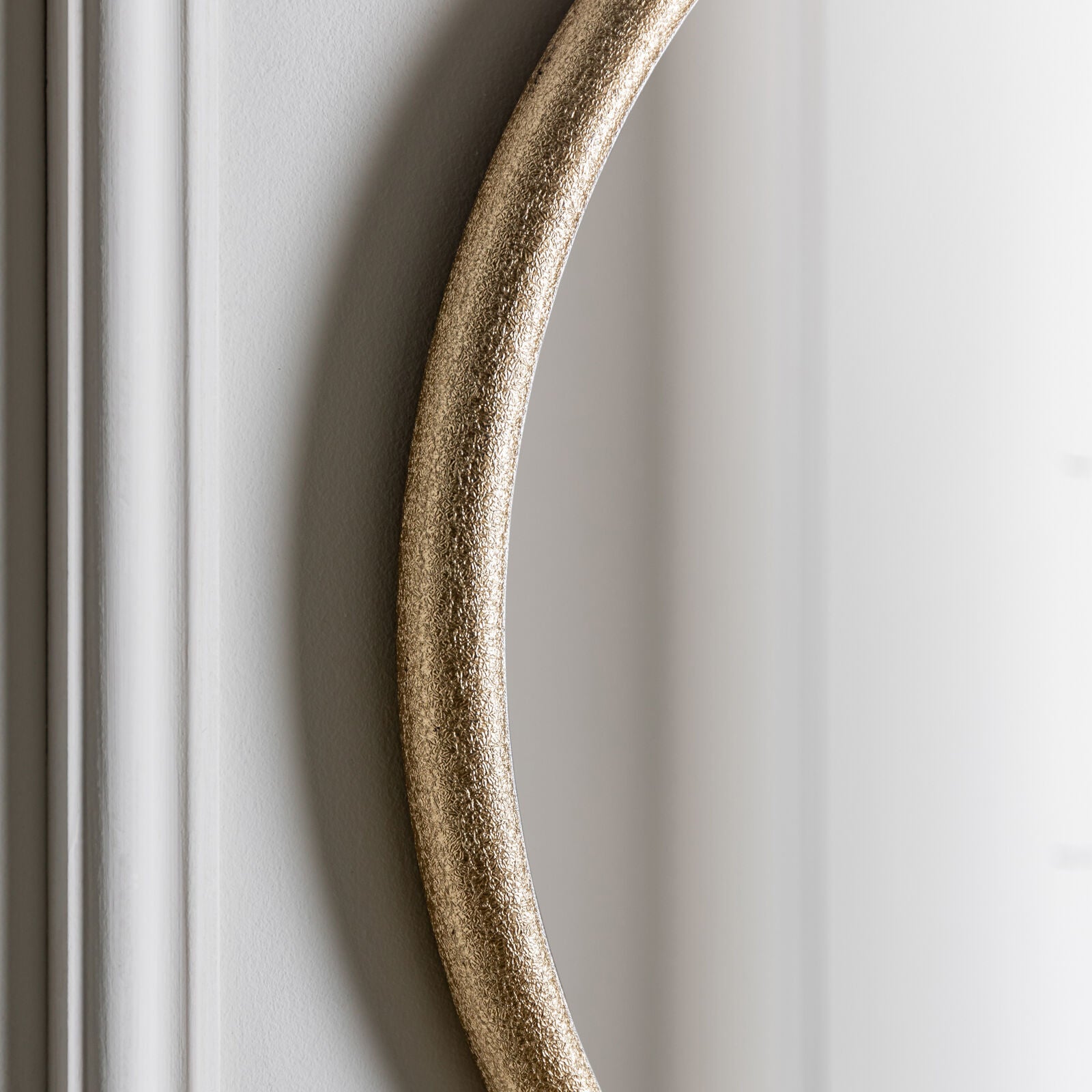 Whitby Gold Round Mirror