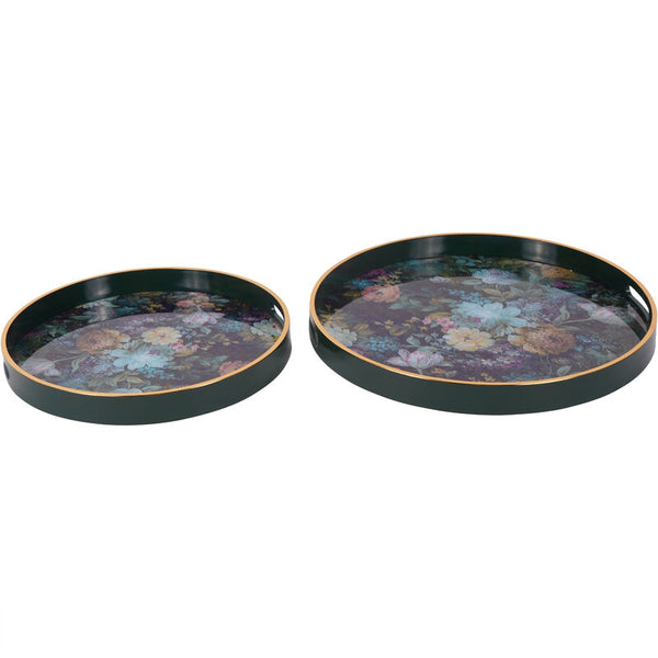 Laura Ashley Mathilde Print Set Of 2 Trays