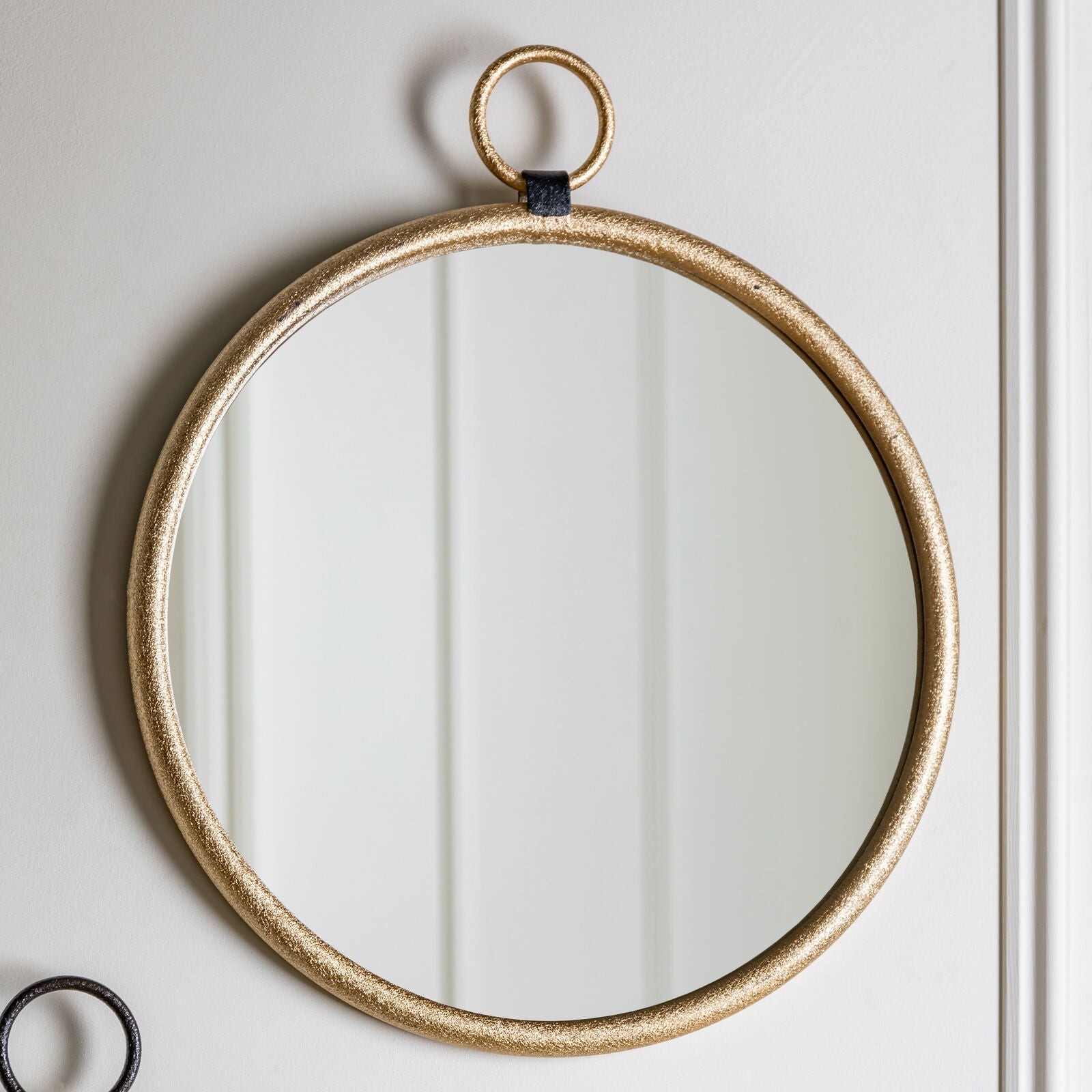 Whitby Gold Round Mirror