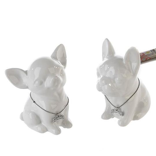 White Dog Money Bank Small