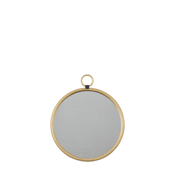 Whitby Gold Round Mirror