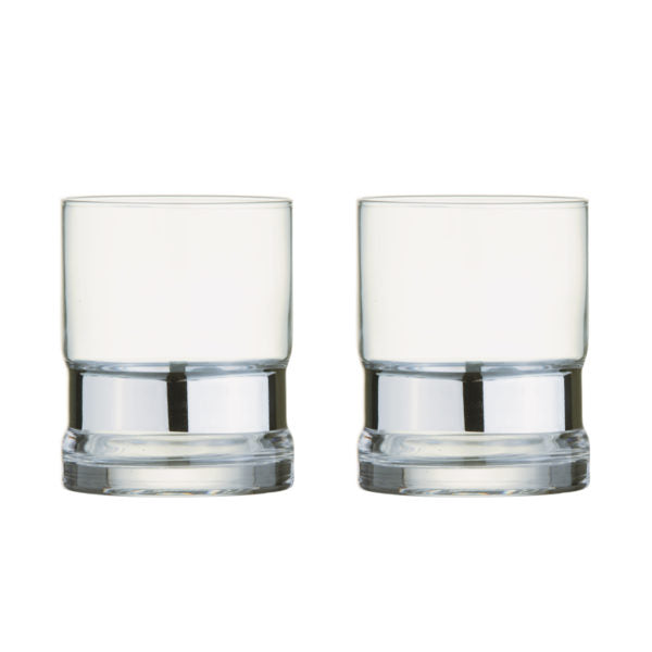 Set of 2 SoHo DOF Tumblers Silver