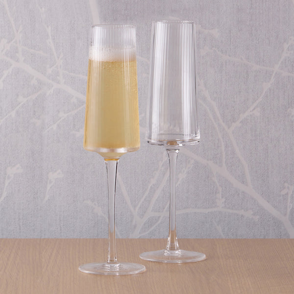 Set of 2 Empire Champagne Flutes