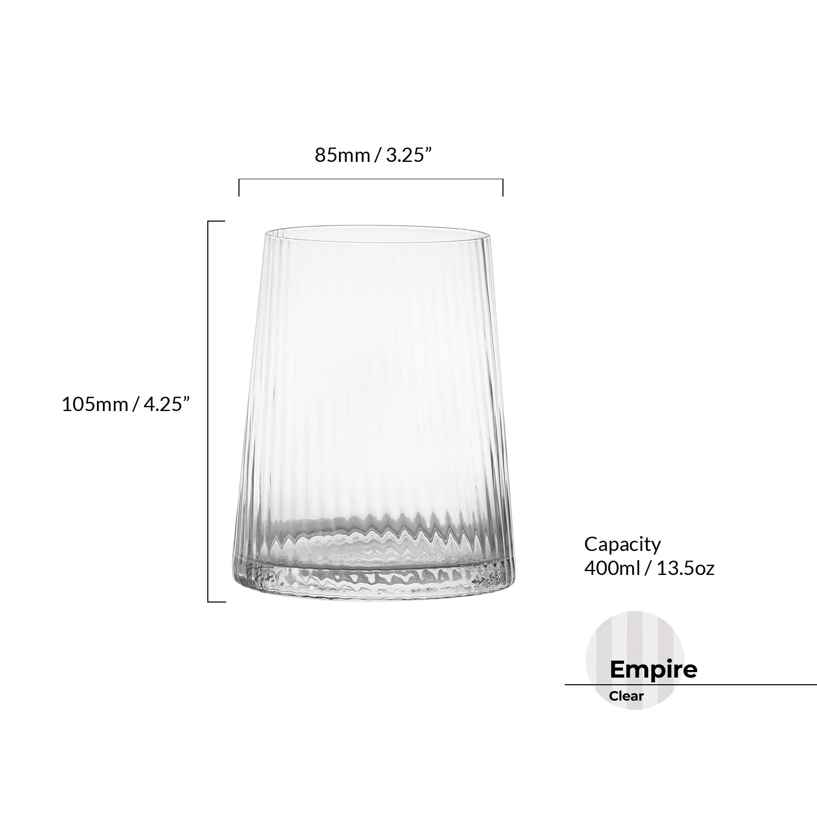 Set of 2 Empire DOF Tumblers