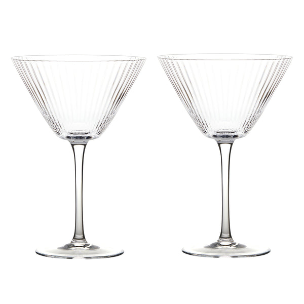 Set of 2 Empire Cocktail Glasses