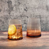 Set of 2 Empire DOF Tumblers Amber