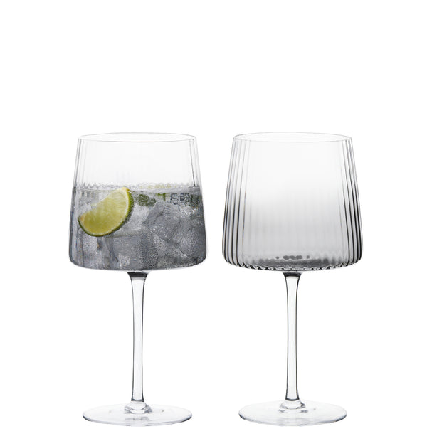 Set of 2 Empire Gin Glasses Smoke