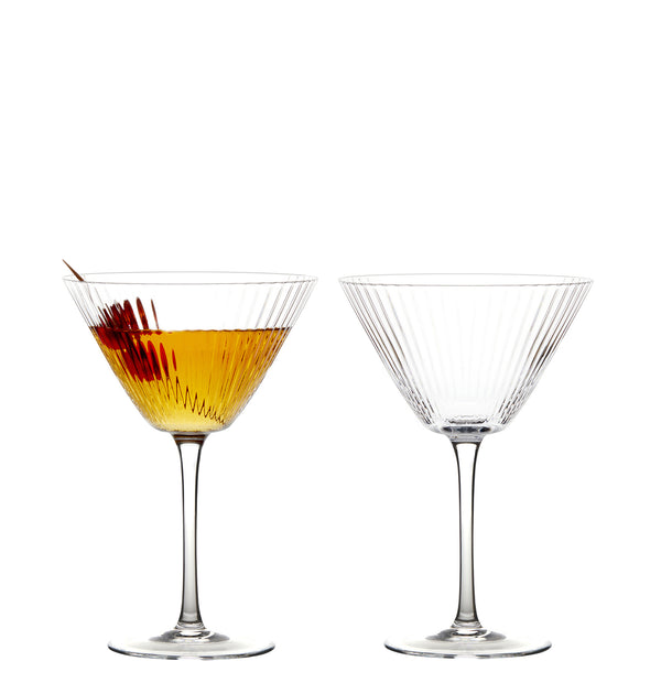 Set of 2 Empire Cocktail Glasses