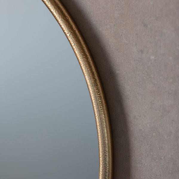 Whitby Gold Round Mirror