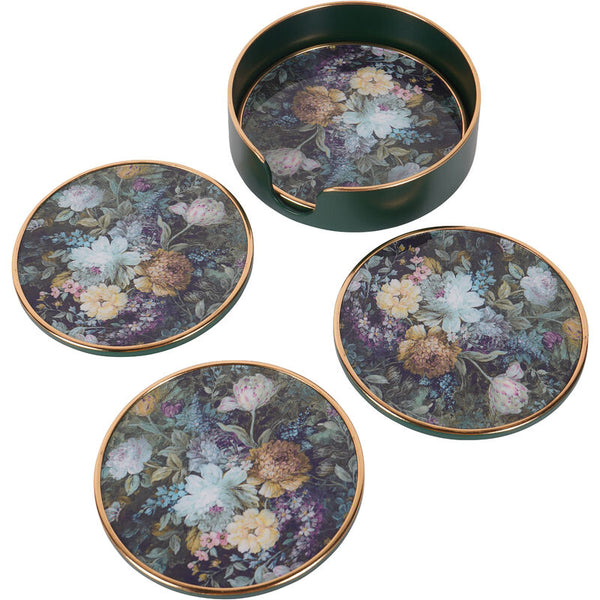 Laura Ashley Mathilde Print Set Of 4 Coasters