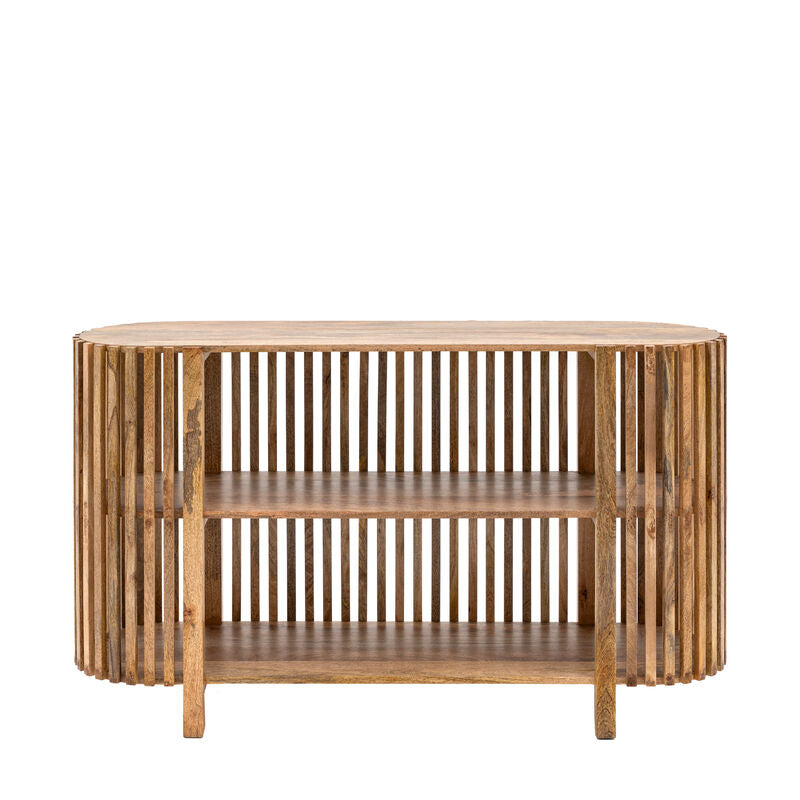 Hazel Slatted Console Table