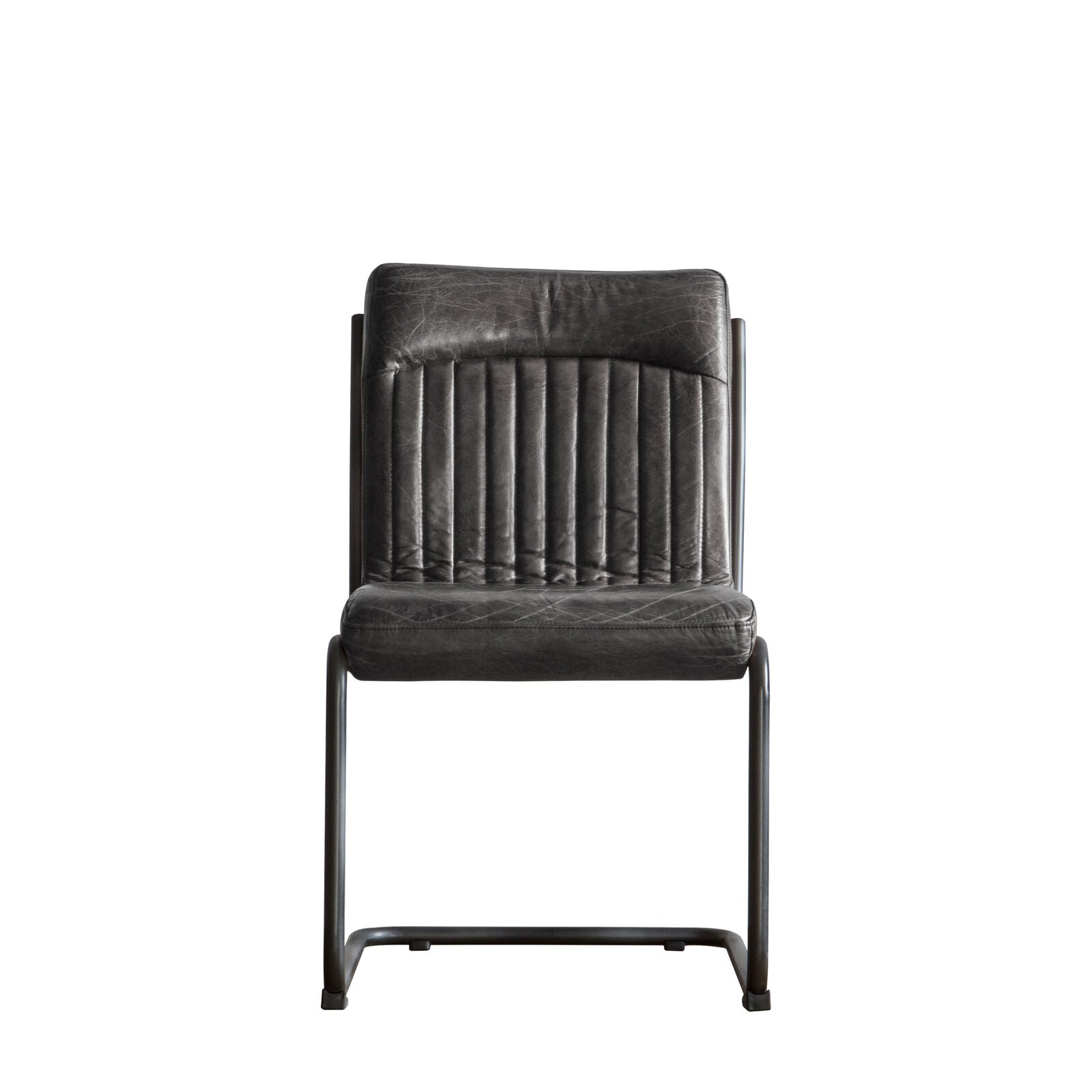 Athena Leather Chair  Ebony