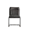 Athena Leather Chair  Ebony