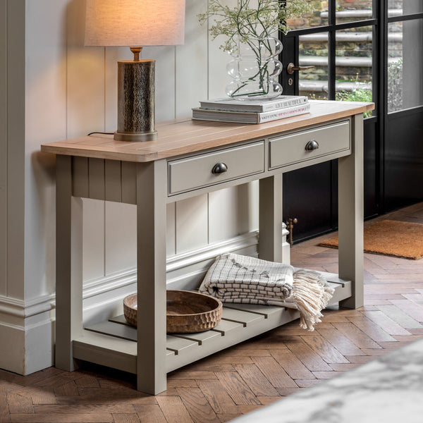 Mia 2 Drawer Console Prairie