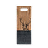 Stag Board Large Black Marble