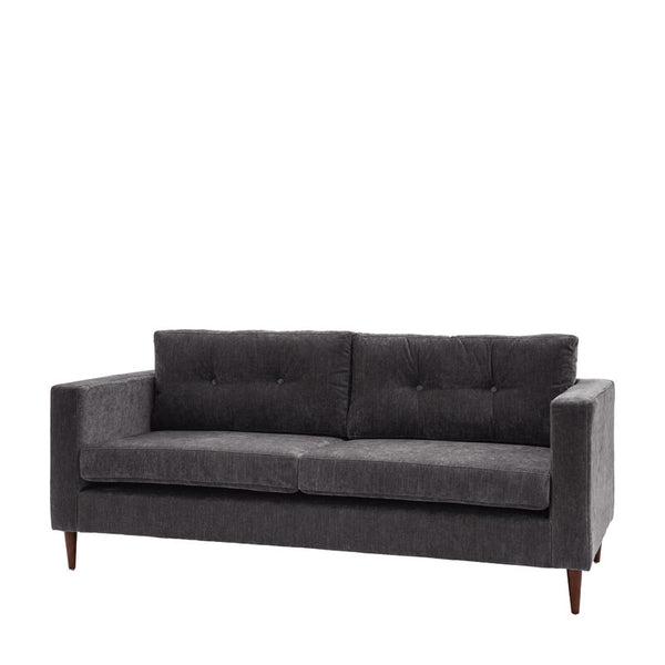 Nora Sofa 3 Seater Charcoal