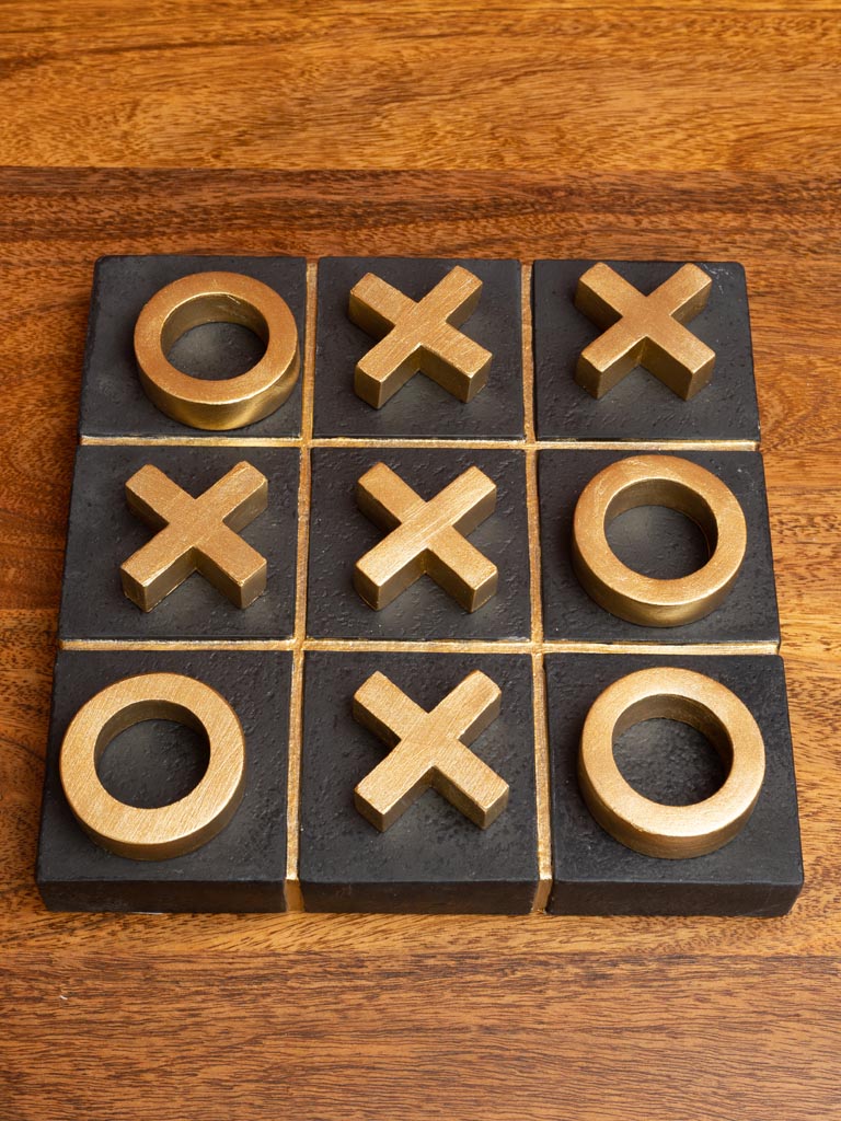 Tic Tac Toe on Concrete Base