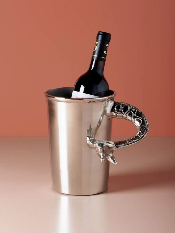 Silver Giraffe Ice Bucket