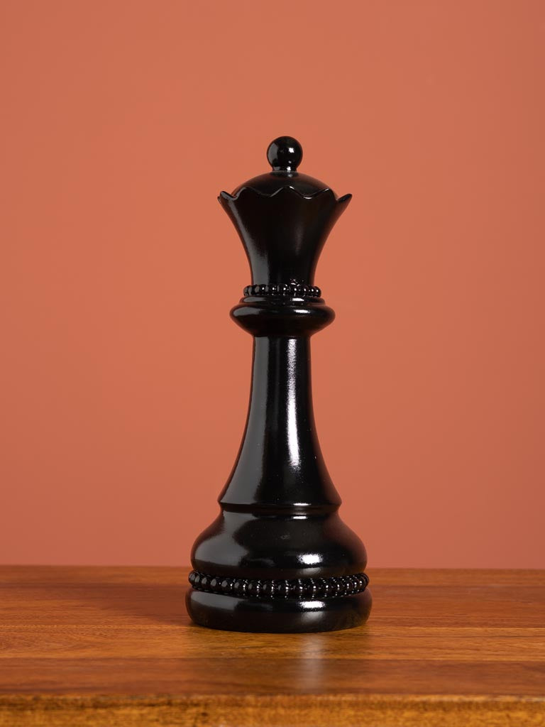 Black Queen Chess Piece