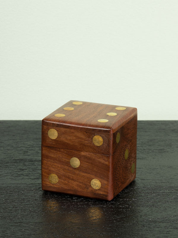 Wooden Dice Box