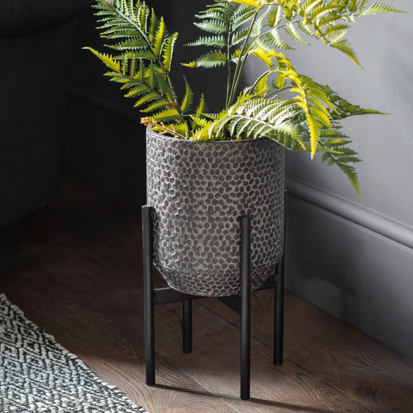 Howick Metal Planter Black - Samll