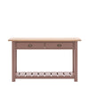 Mia 2 Drawer Console Clay