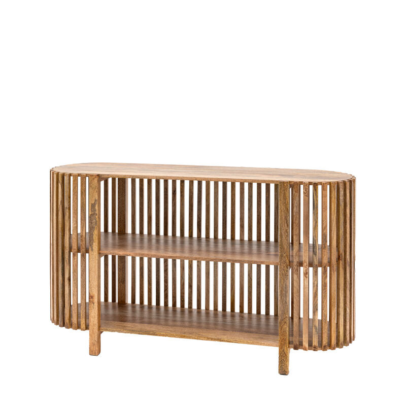 Hazel Slatted Console Table