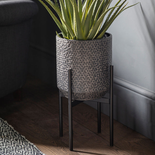 Howick Metal Planter Black - Large