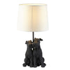 Westie Table Lamp Black