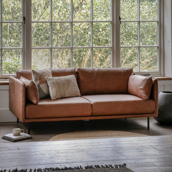 Layla Sofa Brown Leather